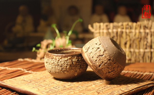 '柴烧"茶杯--陶瓷艺术